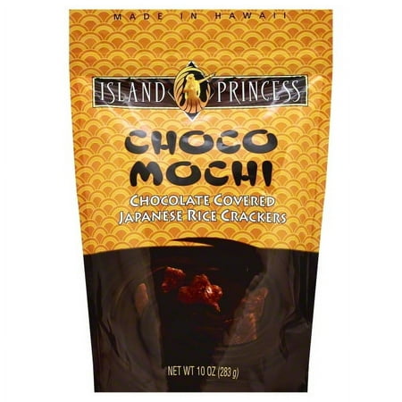 Island Princess Chocolate Covered Japanese Rice Crackers, 10 oz. Resealable Bag