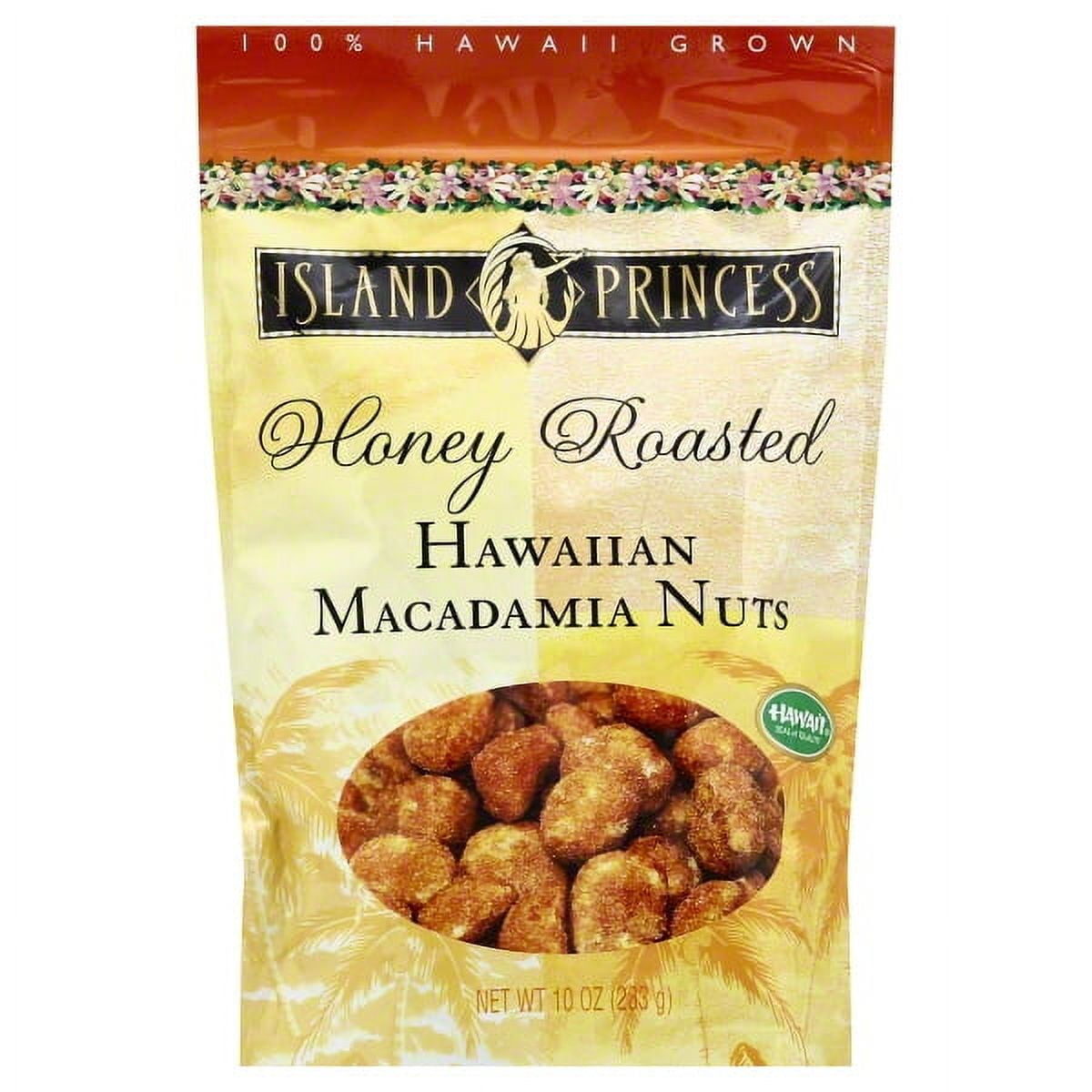 Island Princess Honey Roasted Hawaiian Macadamia Nuts, 10 oz.