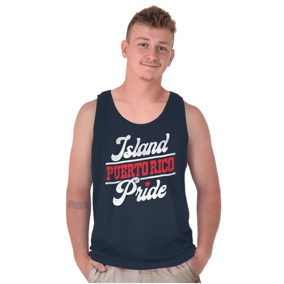 Island Puerto Rican Pride Se Levanta Tank Top T Shirts Men Women Brisco Brands S