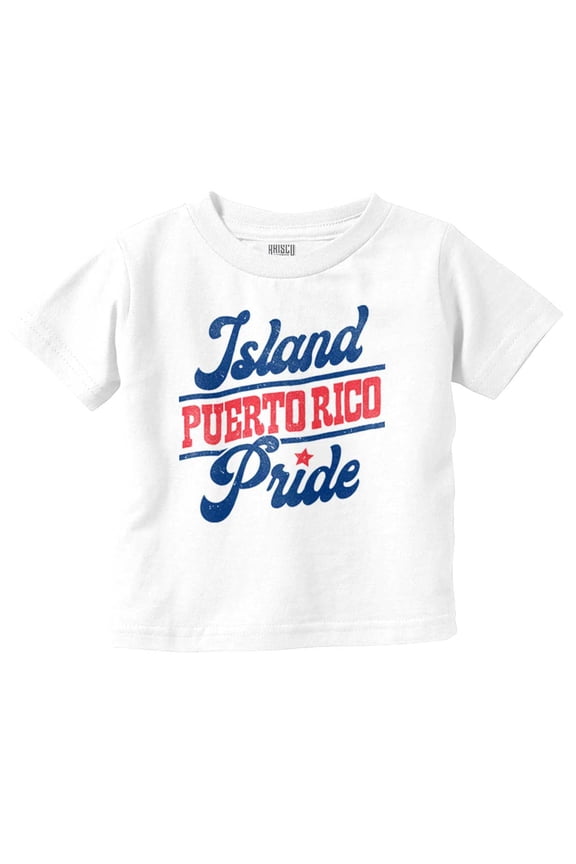Island Puerto Rican Pride Se Levanta Toddler Boy Girl T Shirt Infant Toddler Brisco Brands 6M