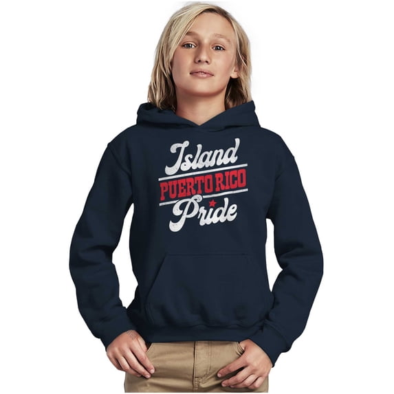 Island Puerto Rican Pride Se Levanta Youth Hoodie Boy Girl Teen Brisco Brands S