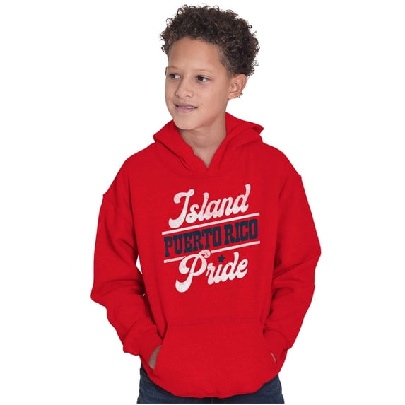 Island Puerto Rican Pride Se Levanta Youth Hoodie Boy Girl Teen Brisco Brands X