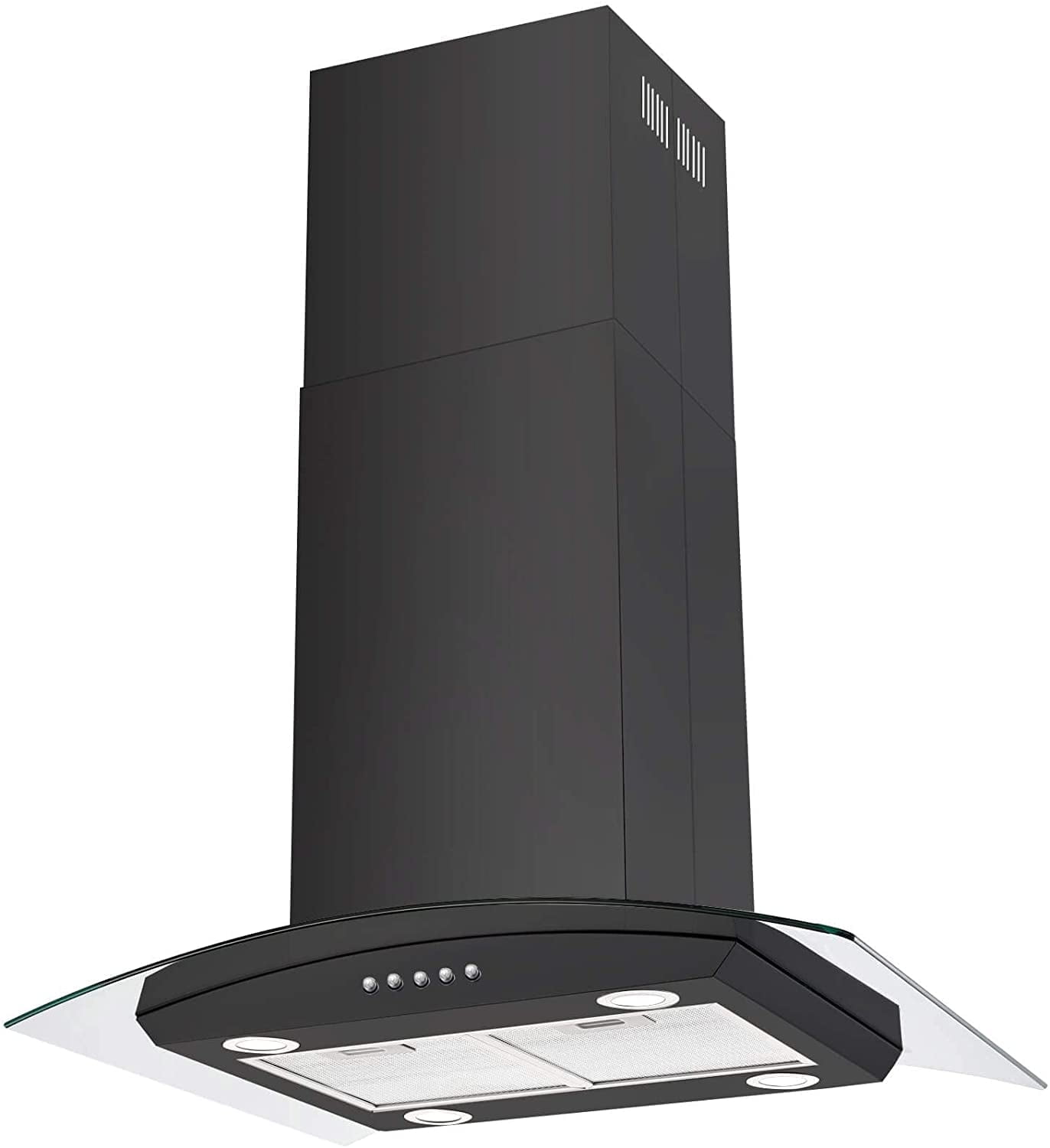 Island Range Hood 30-inch Kitchen 3-Speed Extractor Fan Vent Hood Airflow 900CFM