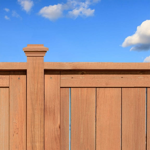 Island Redwood Post Cap Slip Over