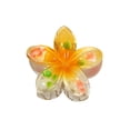 thumbnail image 1 of Island Reflections Plastic Hair Clip Plumeria Pastel Yellow, 1 of 3