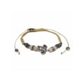 thumbnail image 1 of Island Reflections String bracelet Pineapple and Turtle Pendants beige, 1 of 2