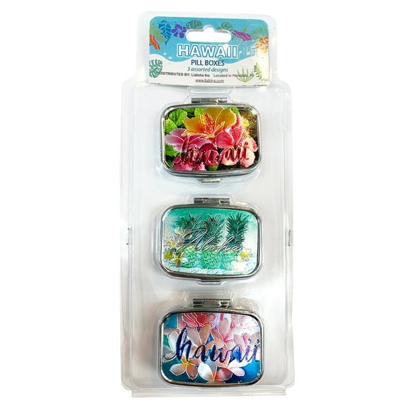 Island Reflections Travel Pill Box 3ct