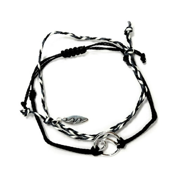 Island Reflections Wave Bracelet Black
