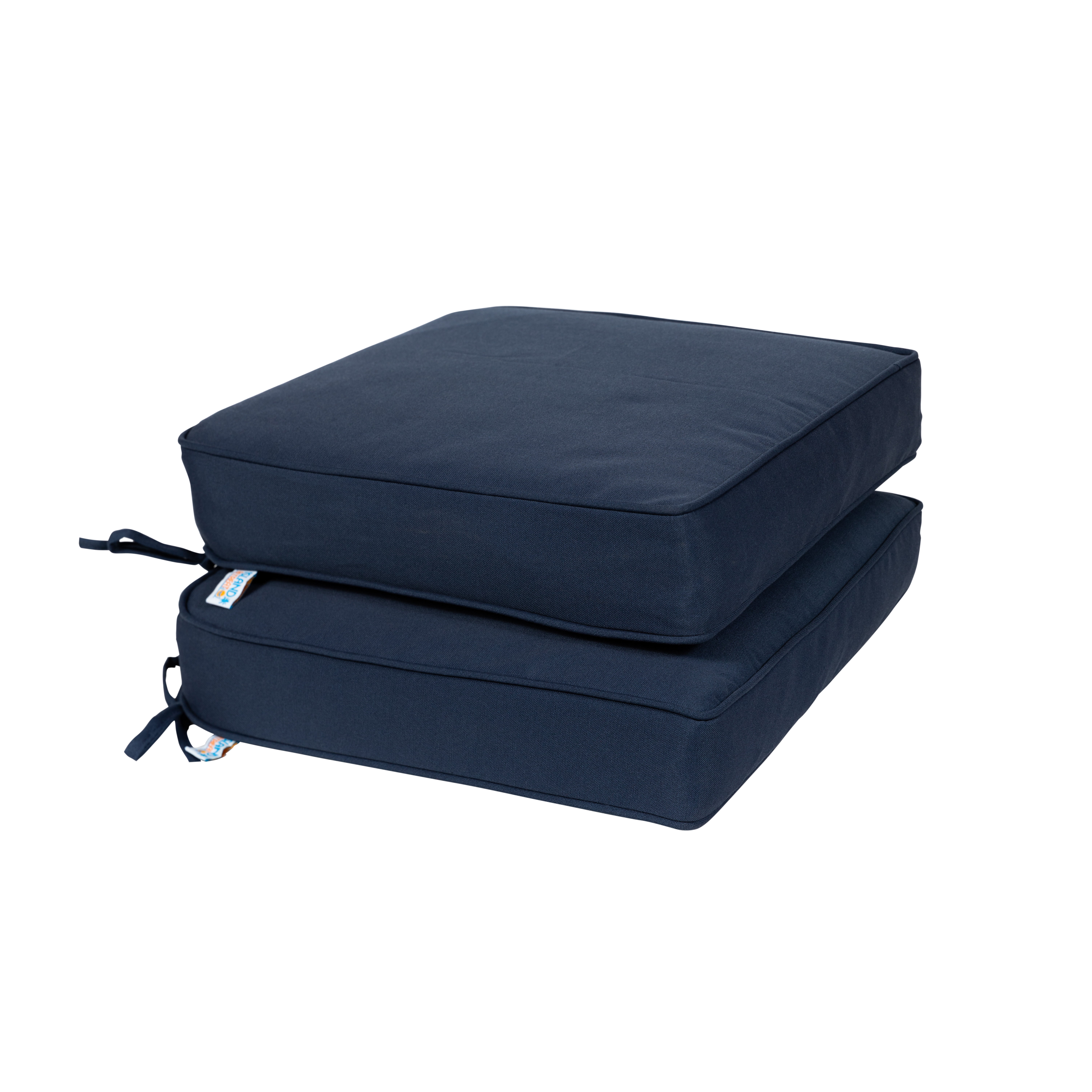 Navy Blue All-Weather Outdoor Seat Cushion Set