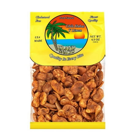 Island Snacks Chile Habas y Limon, 4.5 Oz.