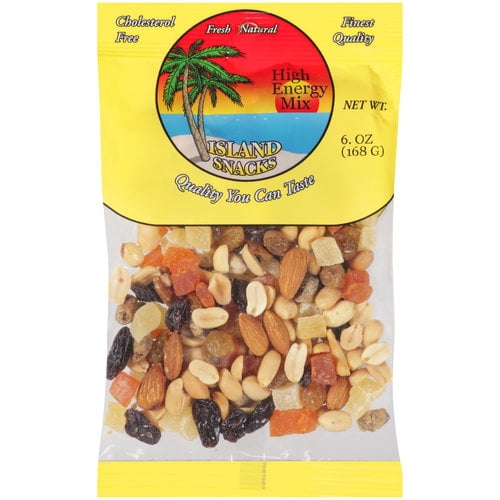 Island Snacks Cholesterol-Free High Energy Mix, 6 Oz.