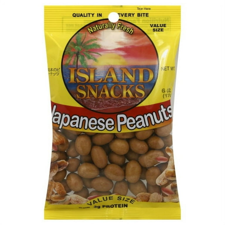 ピーナッツ Island Snacks Japanese Peanuts, 6 oz. - Walmart.com