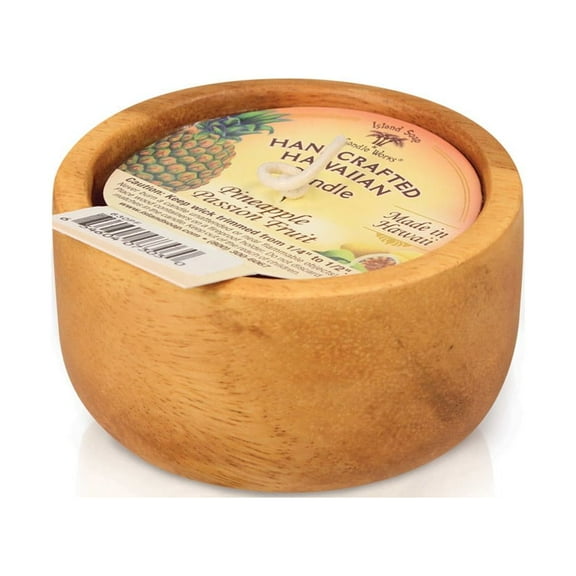 Island Soap & Candle Pineapple P Fruit Monkeypod Bowl Candle