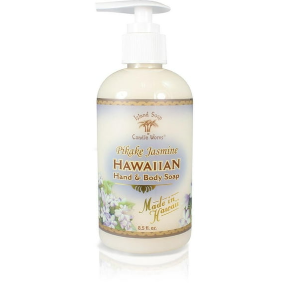 Island Soap & Candle Works Hawaiian Hand and Body Soap Pikake Jasmine