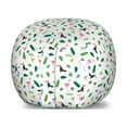 thumbnail image 1 of Island Storage Toy Bag Chair, Jungle Wildlife Pattern Pink Flamingos Hummingbirds Toucans and Green Palm Leaves, Stuffed Animal Organizer Washable Bag, Large Size, Multicolor, by Ambesonne, 1 of 3