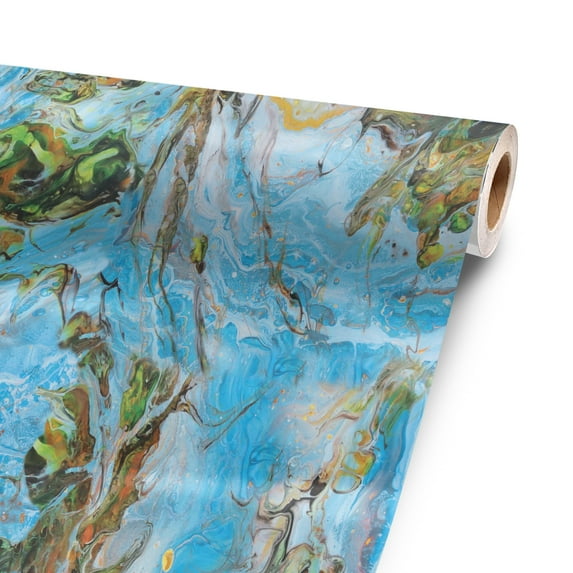Island Swirl 60” x 52” Vinyl Wrap Sheet for large or custom items | 3M wrap DIY to custom skin gear of all types and sizes, including vehicles, boats, appliances, furniture, atv’s, golf
