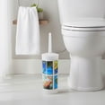 thumbnail image 1 of Evideco French Home Goods Island Toilet Brush and Holder with Toilet Brush, Multicolor, 1 of 7