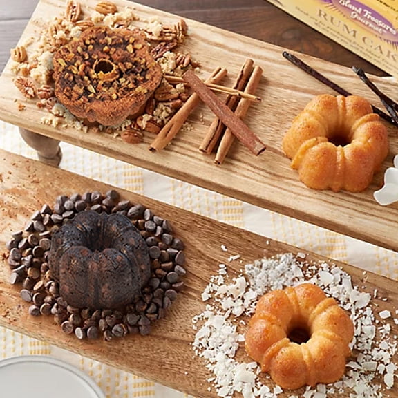Island Treasures Gourmet Variety Rum Cake Four-Pack (4-4 oz.)