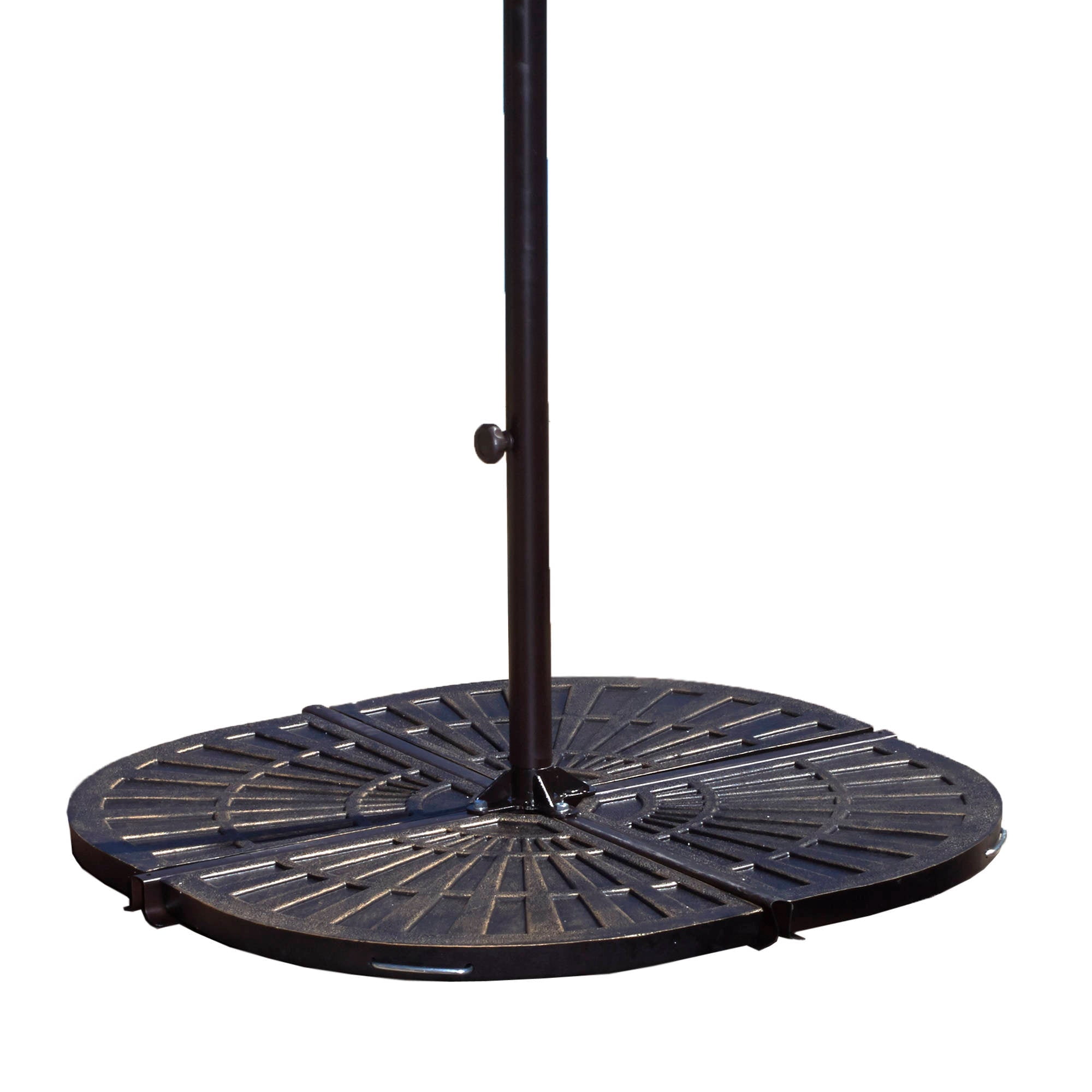 Island Umbrella 30-lb All-Weather Outdoor Resin Umbrella Base Weights - 4-Pack - Bronze