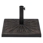 Island Umbrella 42-lb Bronze All-Weather Outdoor Square Resin Umbrella Base