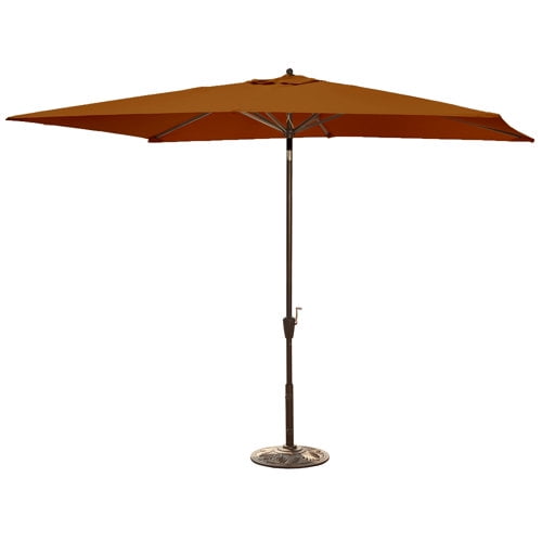 Island Umbrella 6.5' x 10' Adriatic Rectangular Market Umbrella