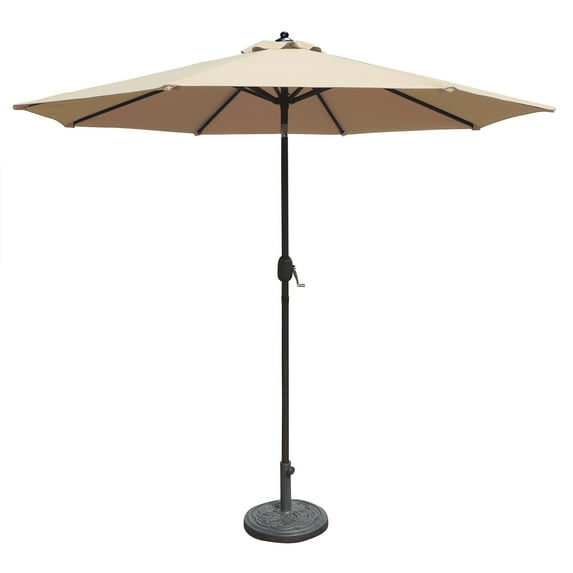 Island Umbrella Mirage 9-ft Octagonal Auto-Tilt Market Umbrella