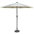 thumbnail image 1 of Island Umbrella Mirage Fiesta 9-ft Octagonal Market Umbrella with Solar LED Lights, 1 of 10