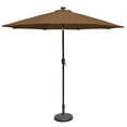 thumbnail image 1 of Island Umbrella Mirage Fiesta 9-ft Octagonal Market Umbrella with Solar LED Lights, 1 of 10