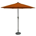 thumbnail image 1 of Island Umbrella Mirage Fiesta 9-ft Octagonal Market Umbrella with Solar LED Lights, 1 of 11