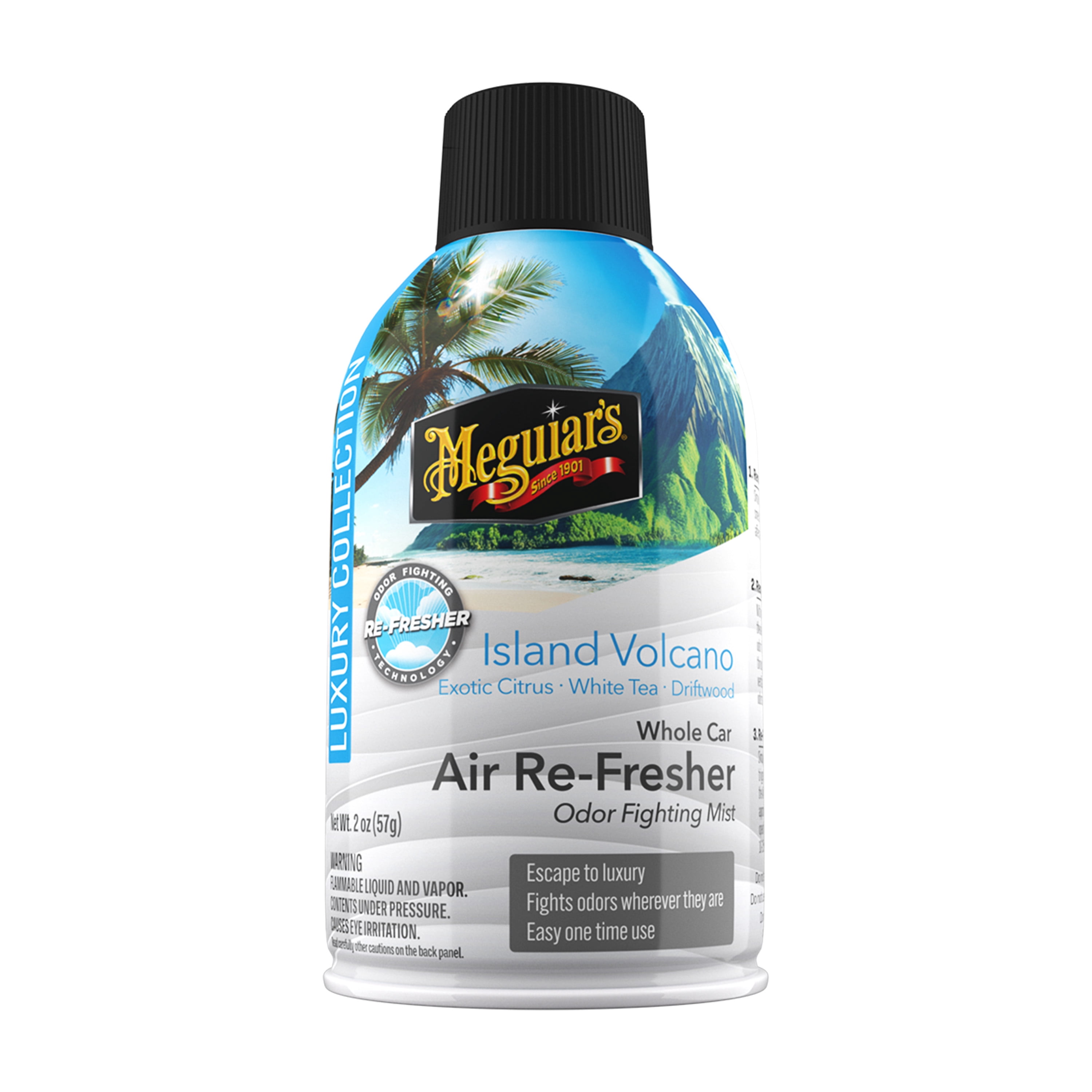 Meguiar's Whole Car Air Re-Fresher Island Volcano Scent 2oz