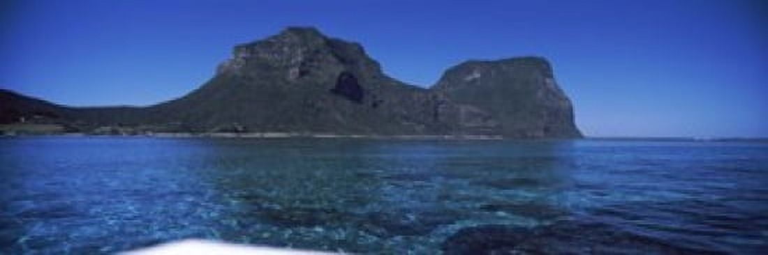 Island in the ocean Mt Gower Lord Howe Island New South Wales Australia Canvas Art - Panoramic Images (18 x 6)