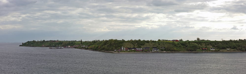 Island in the sea Ven Island Backviken Sweden Canvas Art - Panoramic Images (36 x 12)