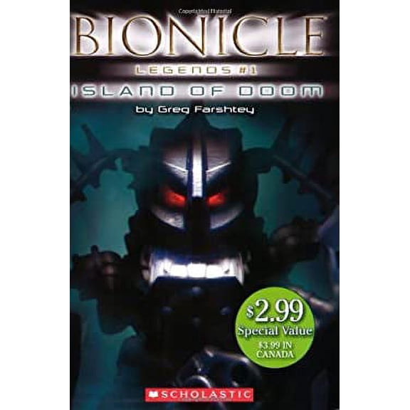 Pre-Owned Island of Doom (Bionicle Legends) Paperback