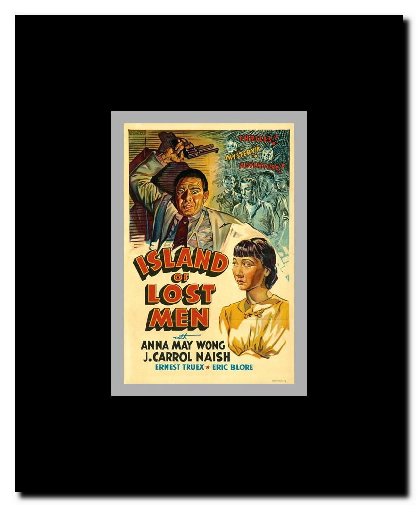 Island of Lost Men Framed Movie Poster