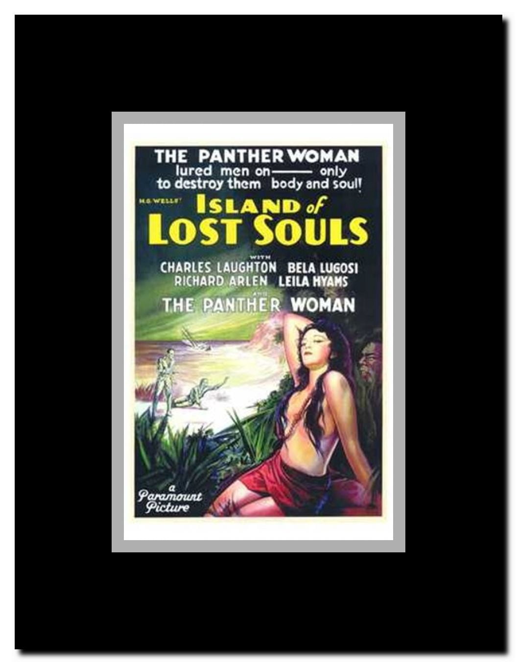 Island of Lost Souls Framed Movie Poster
