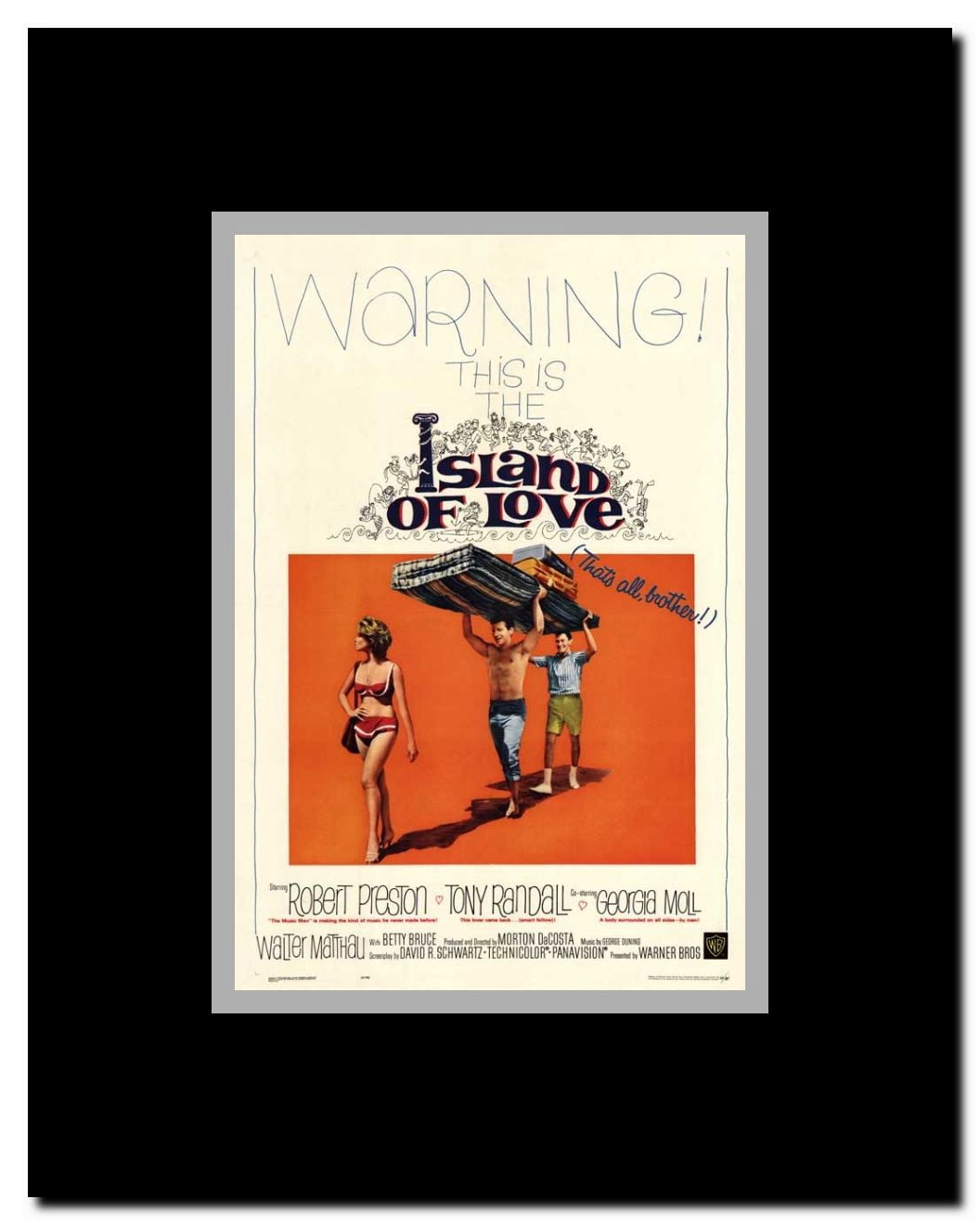 Island of Love Framed Movie Poster