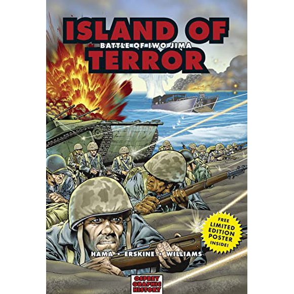 Pre-Owned Island of Terror: Battle Iwo Jima  Graphic History Paperback Larry Hama
