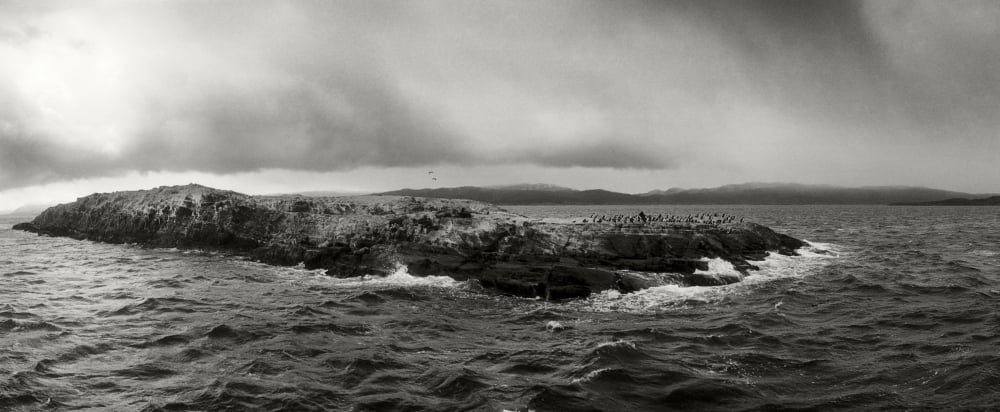 Island of arctic birds and sea lions Beagle Channel Ushuaia Tierra del Fuego Province Patagonia Argentina Canvas Art - Panoramic Images (13 x 30)