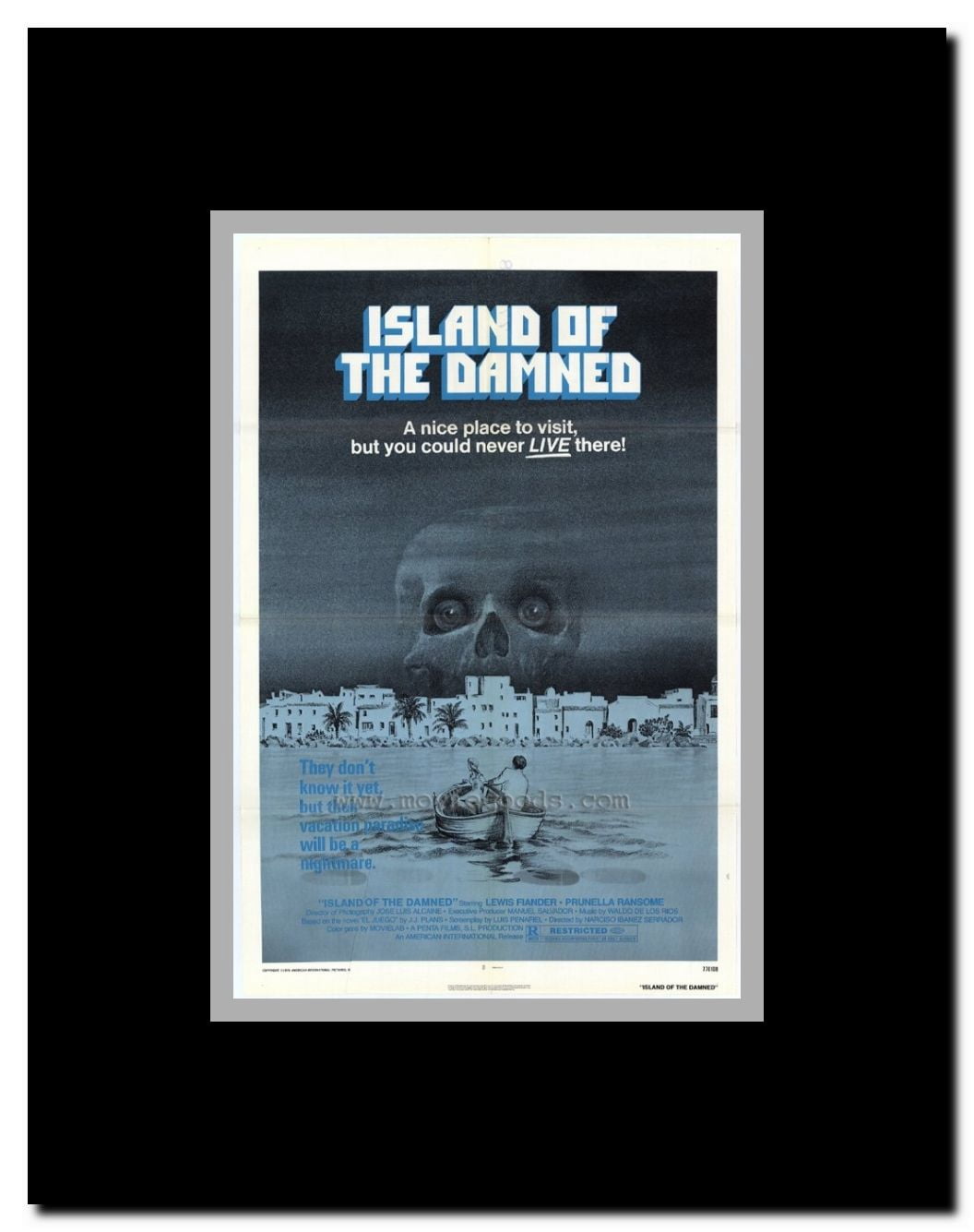 Island of the Damned Framed Movie Poster