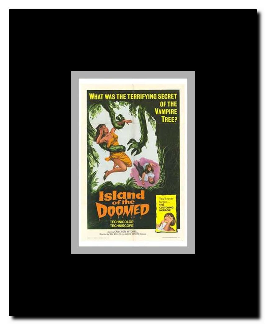 Island of the Doomed Framed Movie Poster