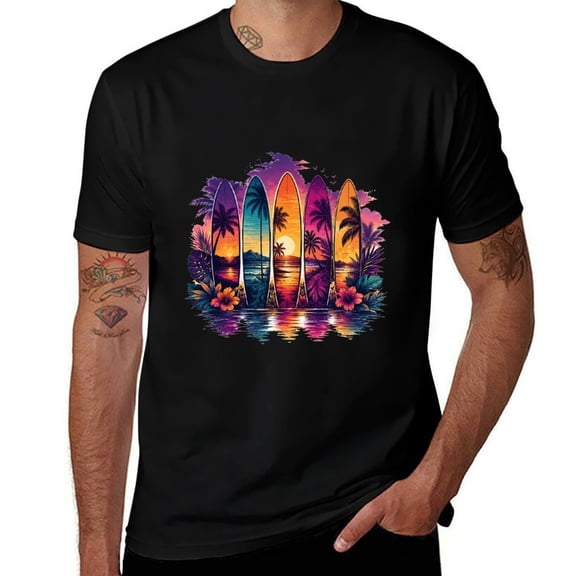 IslandGlowUnisex Graphic T-Shirt, Casual Short Sleeve Crewneck Tee, Soft Pullover Top for Everyday Wear