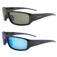 thumbnail image 1 of Islander Eyes Tenerife Polarized Sunglasses for Men or Women 2 Pairs Wraparound Black Frames w/Green & Blue Mirror Lenses, 1 of 9