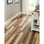 Islander Flooring Homestead Wide Hand-Scraped, Engineered Hardwood Flooring with HDPC Vinyl Rigid Core 0.28 in. Thick x 5 in. Width x Random Length to 48.03 in. Length (16.68 sq. ft.- 10 pcs per box)