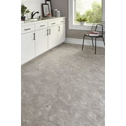 Islander Flooring Piazza Travertine 0.24 in. Thick x 12 in. Width x 24 in. Length Waterproof Rigid Core Painted Bevel Vinyl Tile Flooring (18 sq. ft. per case - 9 Pieces per case)