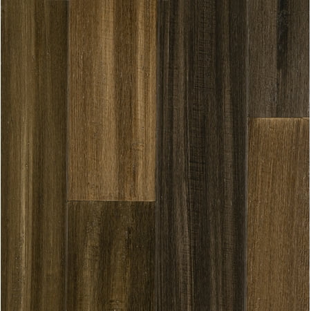 Islander Flooring Roasted Cashew Engineered Bamboo with HPDC Rigid Core Flooring - Sample