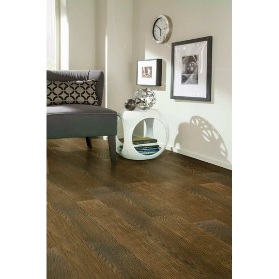 Islander Flooring Rustic Barn Wire-Brushed Engineered Hardwood Flooring with HDPC Vinyl Rigid Core 0.28 in. Thick x 5 in. Width x Random Length to 48.03 in. Length (16.68 sq. ft. - 10 pcs per box)