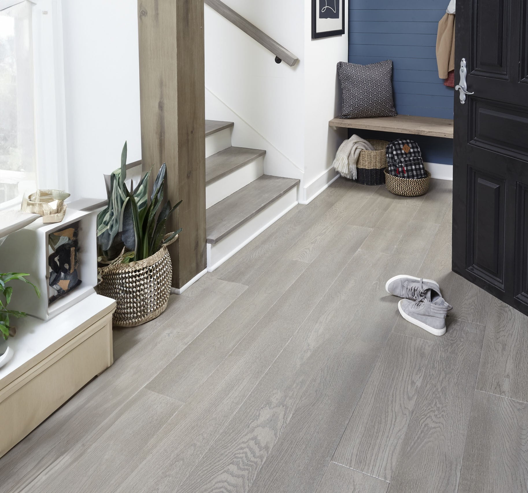 Islander Flooring White Prairie Engineered Hardwood Flooring with HDPC Rigid Core 0.28 in. Thick x 5 in. Width x Random Length up to 48.03 in. Length (16.68 sq. ft. - 10 pcs per box)
