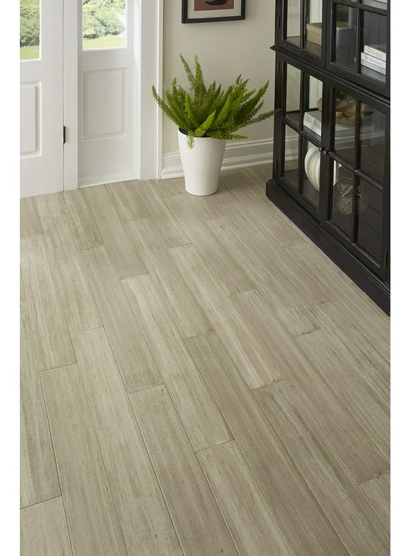 Islander Flooring Winter Sky Engineered Bamboo with HDPC Rigid Core (11.59 sq. ft. - 9 planks per box) 0.28 in. Thick x 5.12 in. Wide x 36.22 in. Length