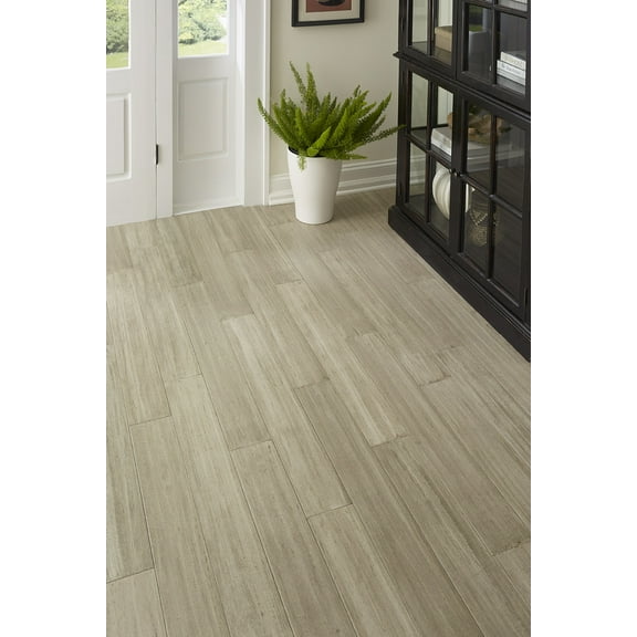 Islander Flooring Winter Sky Engineered Bamboo with HDPC Rigid Core (11.59 sq. ft. - 9 planks per box) 0.28 in. Thick x 5.12 in. Wide x 36.22 in. Length