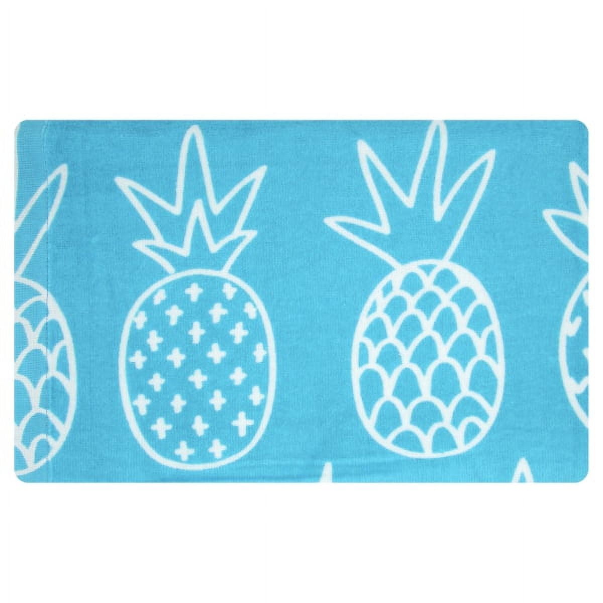 Islander Group Gotta Be Hawaiian Brand Pineapple Sunday Beach Towel 30" x 60"